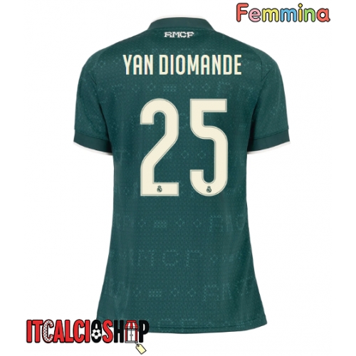 Real Madrid Yan Diomande #25 Seconda Maglia Femmina 2026-27 Manica Corta
